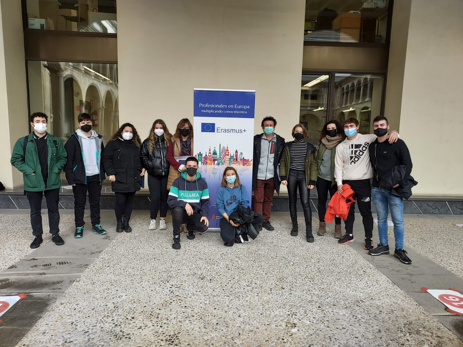 Once estudiantes navarros de FP desarrollan estancias formativas en Italia y Francia